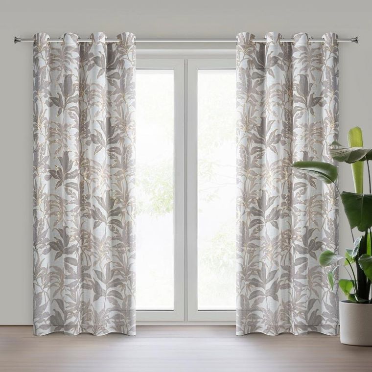 Eurofirany, zasłona gotowa, Aneli, 135-250 cm, biały