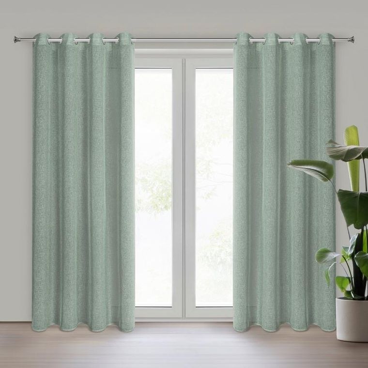 Eurofirany, zasłona gotowa, Angelica, 140-250 cm, miętowy