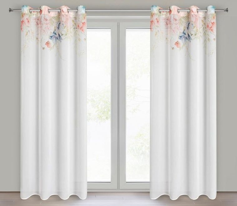 Eurofirany, zasłona gotowa, Arlena, biały, 135-250 cm