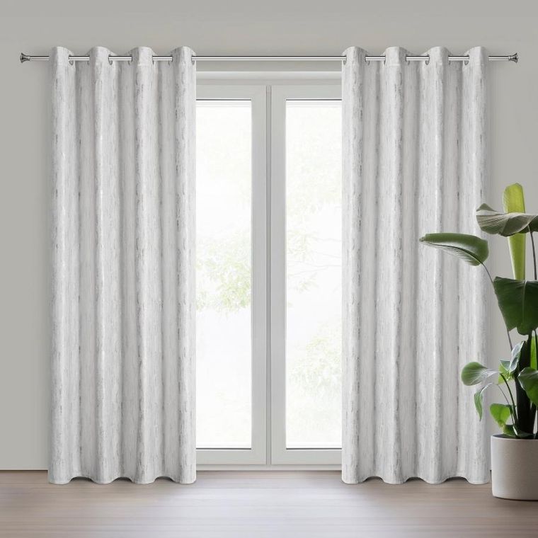 Eurofirany, zasłona gotowa Arnita, 140-250 cm, biały