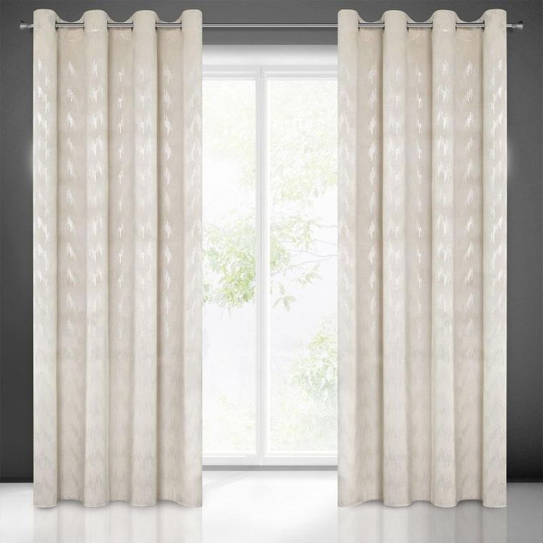 Eurofirany, zasłona gotowa, Bianka, 140-250 cm, beżowy