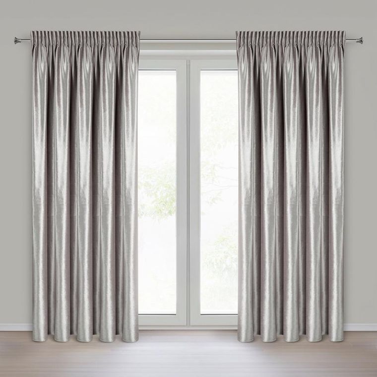 Eurofirany, zasłona gotowa, Cameron, na taśmie, 140-270 cm, beżowy