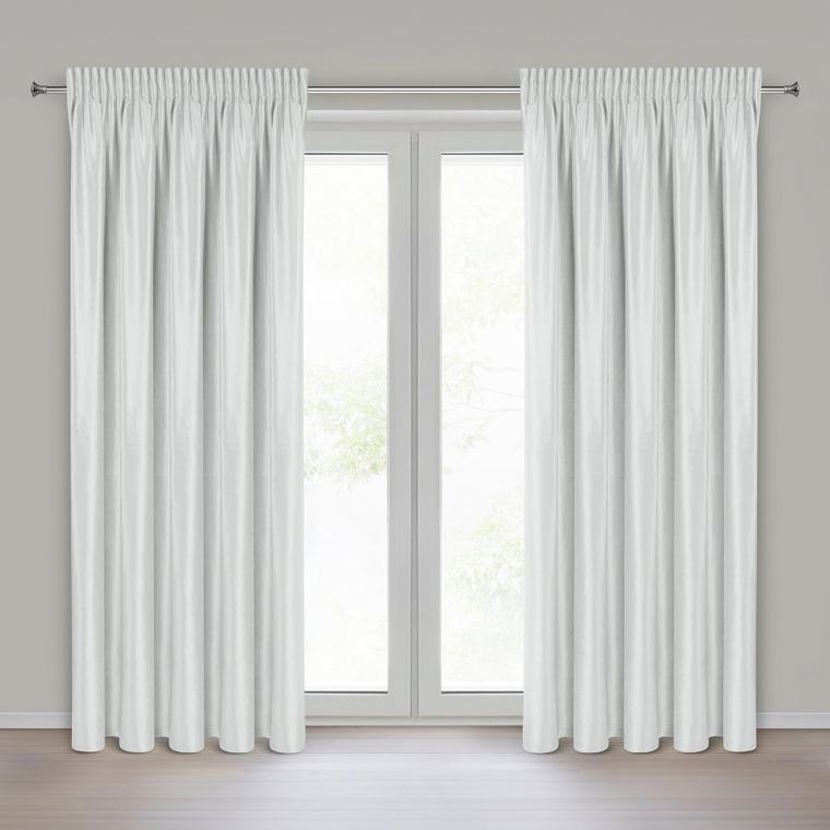 Eurofirany, zasłona gotowa. Cameron, na taśmie, 140-270 cm, biały