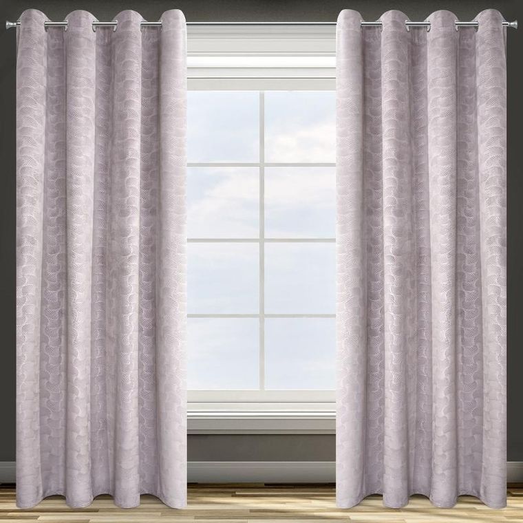 Eurofirany, zasłona gotowa D91 Ellen, 140-250 cm, pudrowy