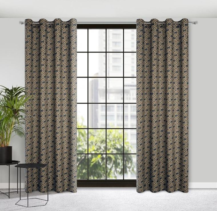 Eurofirany, zasłona gotowa, d91, Juliet, 140-250 cm, grafitowy