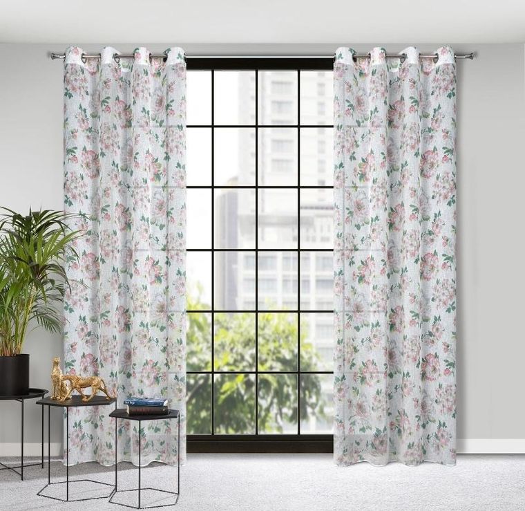 Eurofirany, zasłona gotowa Emi, 140-250 cm, biały