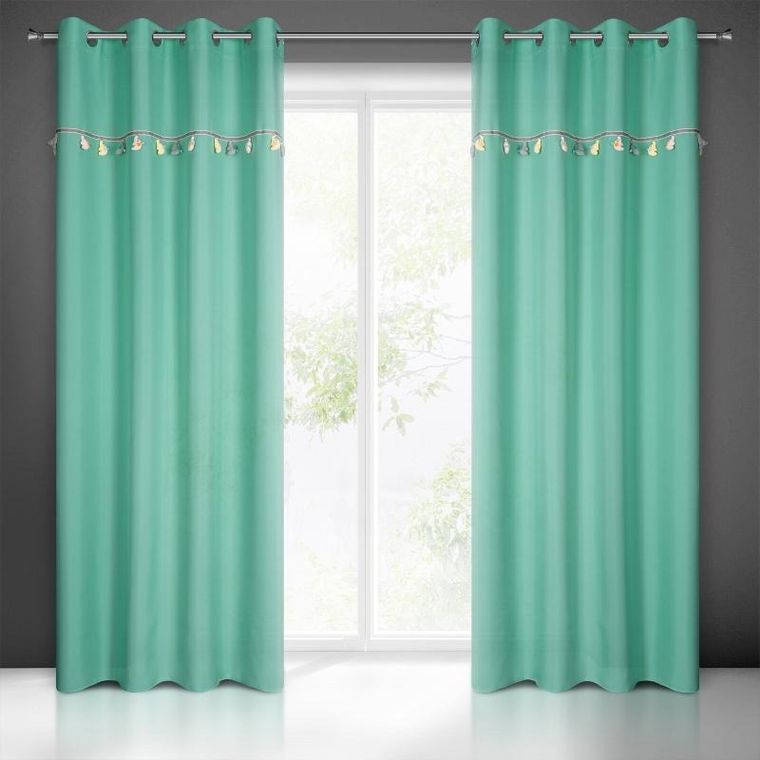 Eurofirany, zasłona gotowa, kids, 140-250 cm, miętowy