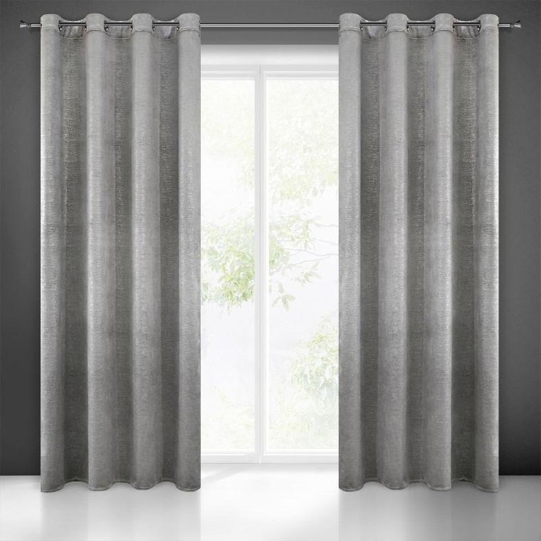 Eurofirany, zasłona gotowa Mabel, 140-250 cm, grafitowy