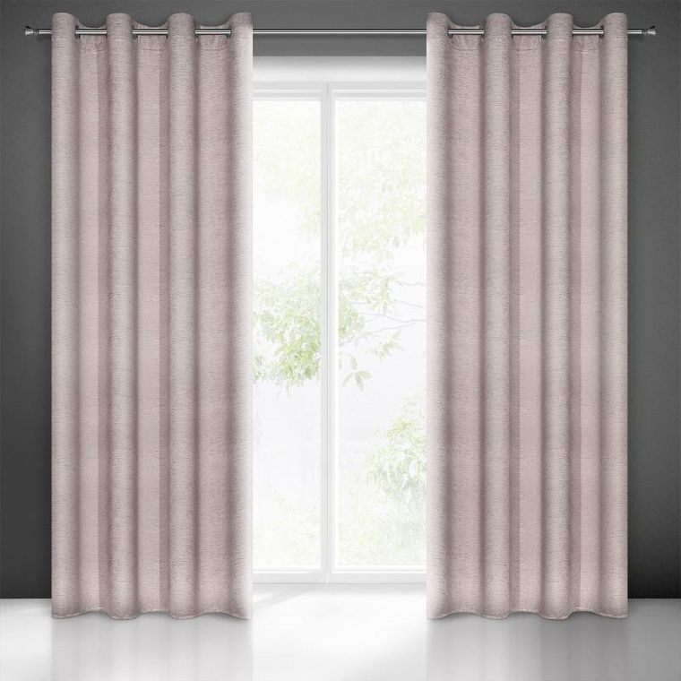 Eurofirany, zasłona gotowa, Mabel, 140-250 cm, różowy