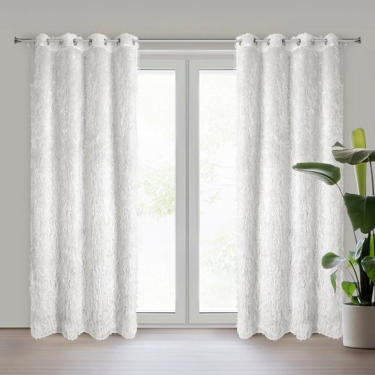 Eurofirany, zasłona gotowa, Margaret, 140-250 cm, kremowy