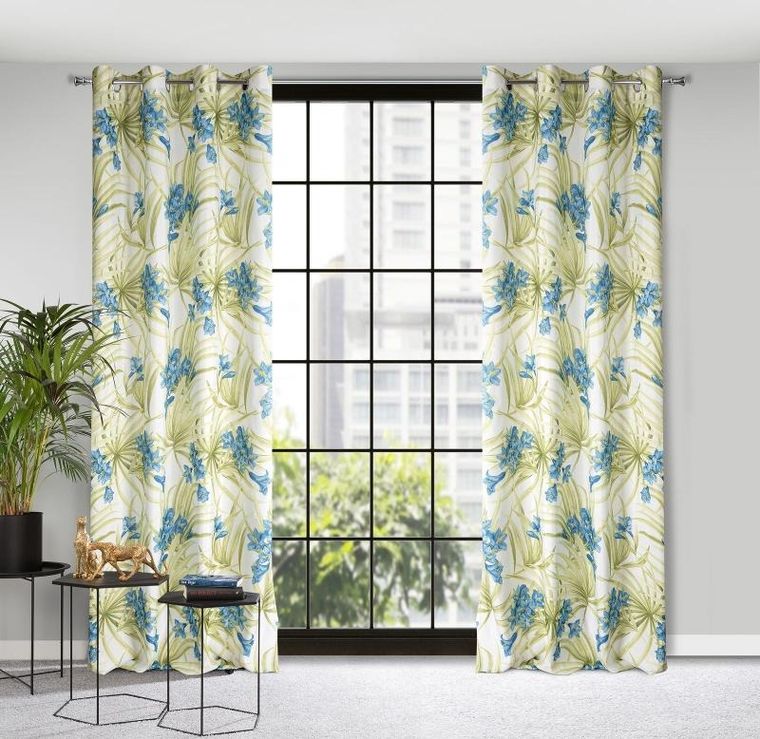 Eurofirany, zasłona gotowa mari, 140-250 cm, zielony