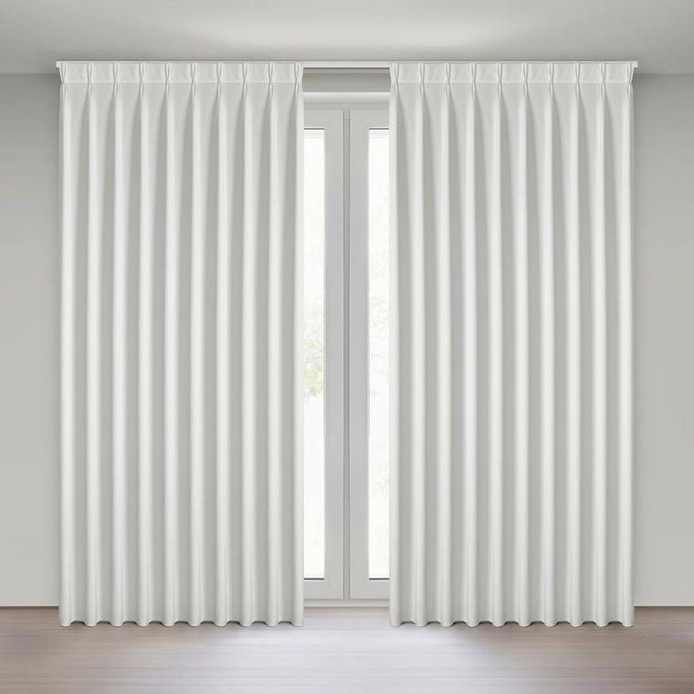 Eurofirany, zasłona gotowa, Melanie, 125-270 cm, biały