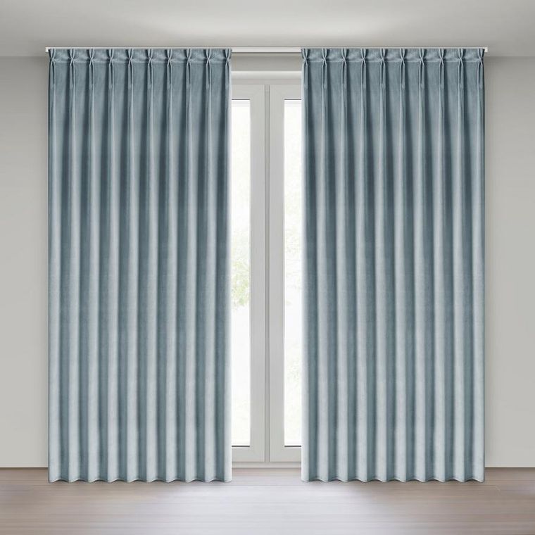 Eurofirany, zasłona gotowa, Melanie, 125-270 cm, szary