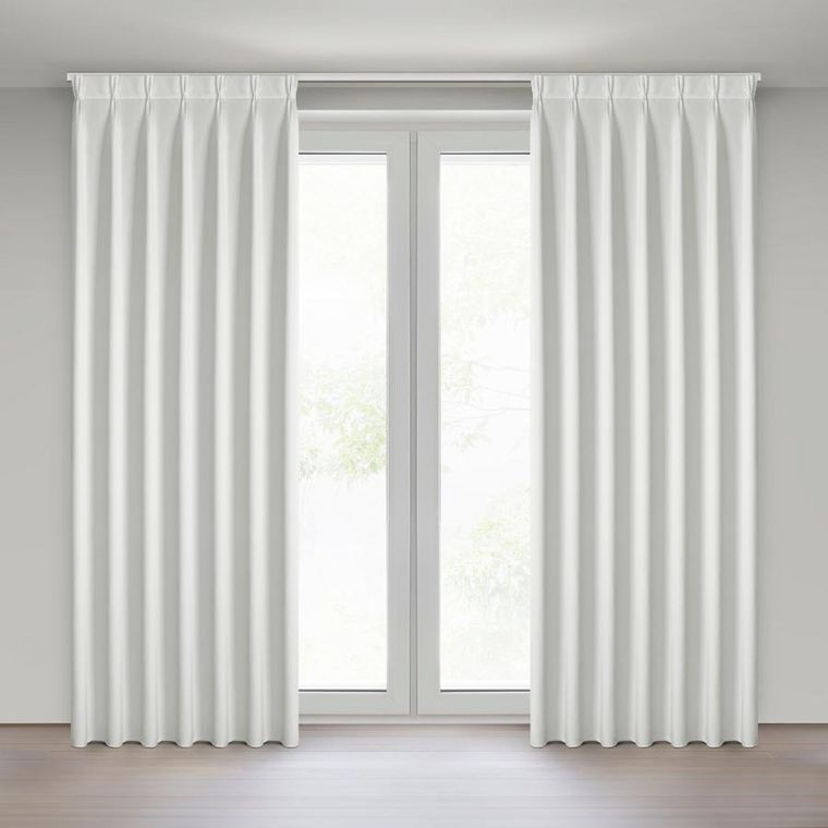 Eurofirany, zasłona gotowa, Melanie, 80-270 cm, biały