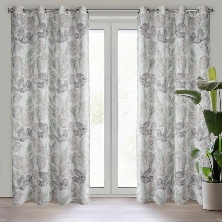 Eurofirany, zasłona gotowa Millie, 140-250 cm, naturalny