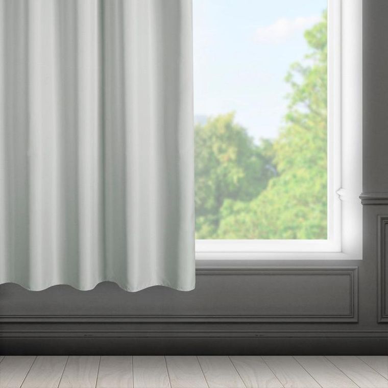 Eurofirany, zasłona gotowa na taśmie, Rita, 140-175 cm, stalowy