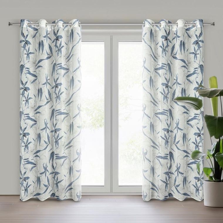 Eurofirany, zasłona gotowa Pati, 140-250 cm, niebieski