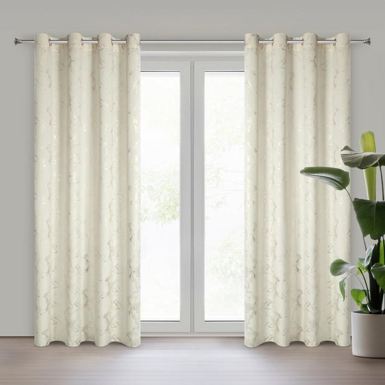 Eurofirany, zasłona gotowa, Raja, 140-250 cm, kremowy