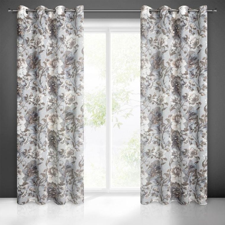 Eurofirany, zasłona gotowa, Sandra, 140-250 cm, biały