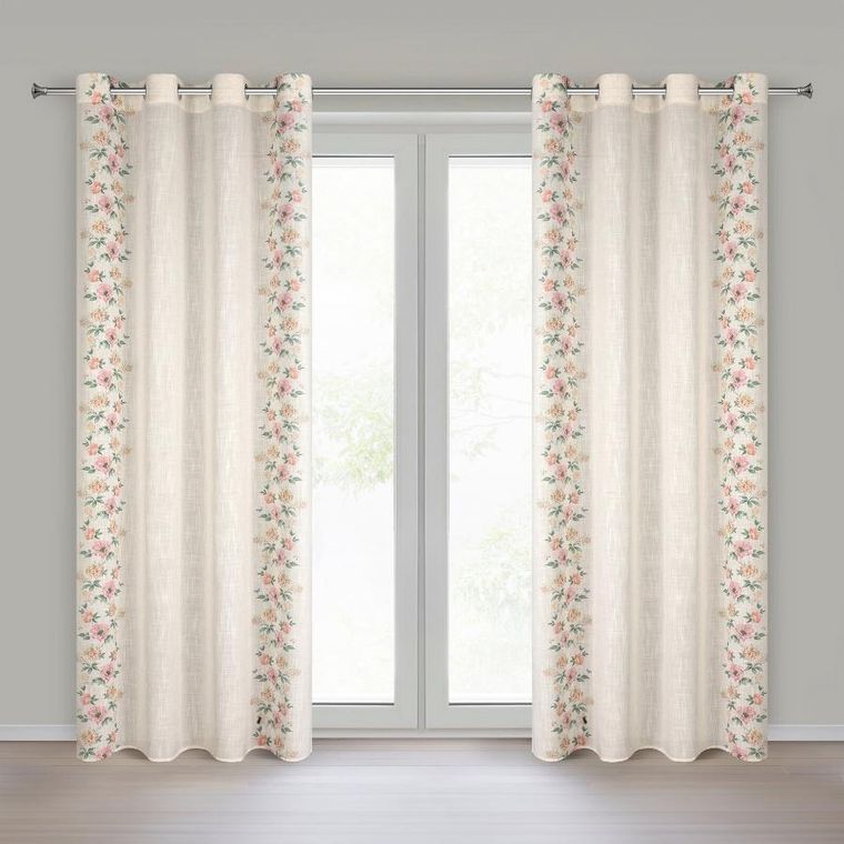 Eurofirany, zasłona gotowa, Vanesa, 140-250 cm, naturalny