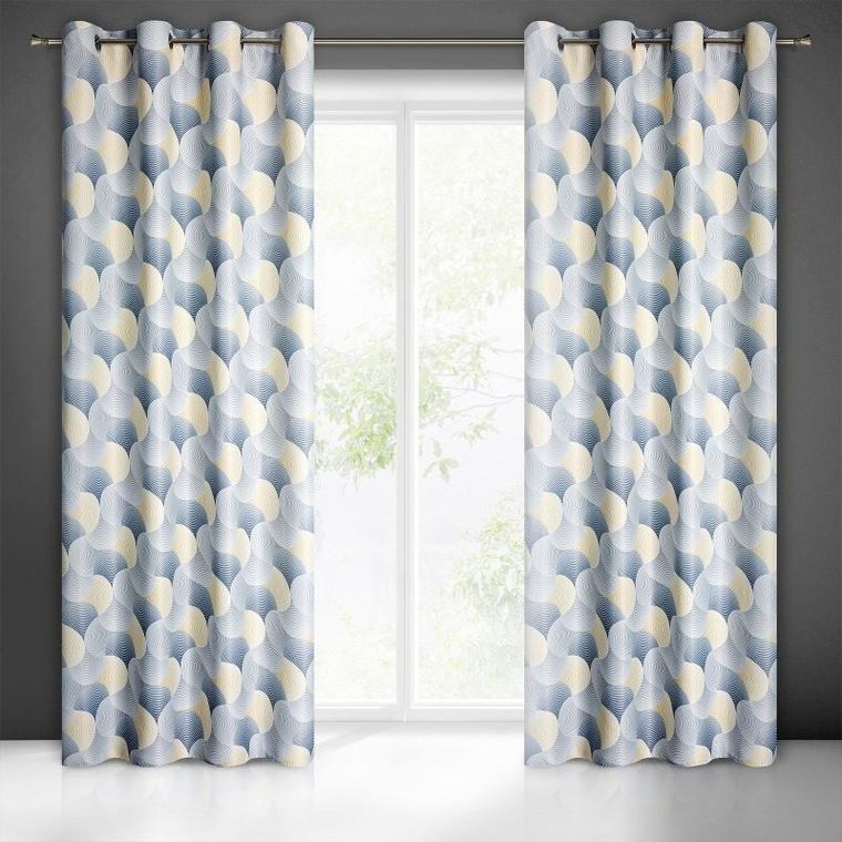 Eurofirany, zasłona zaciemniająca gotowa, Aseta, 140-250 cm, szary