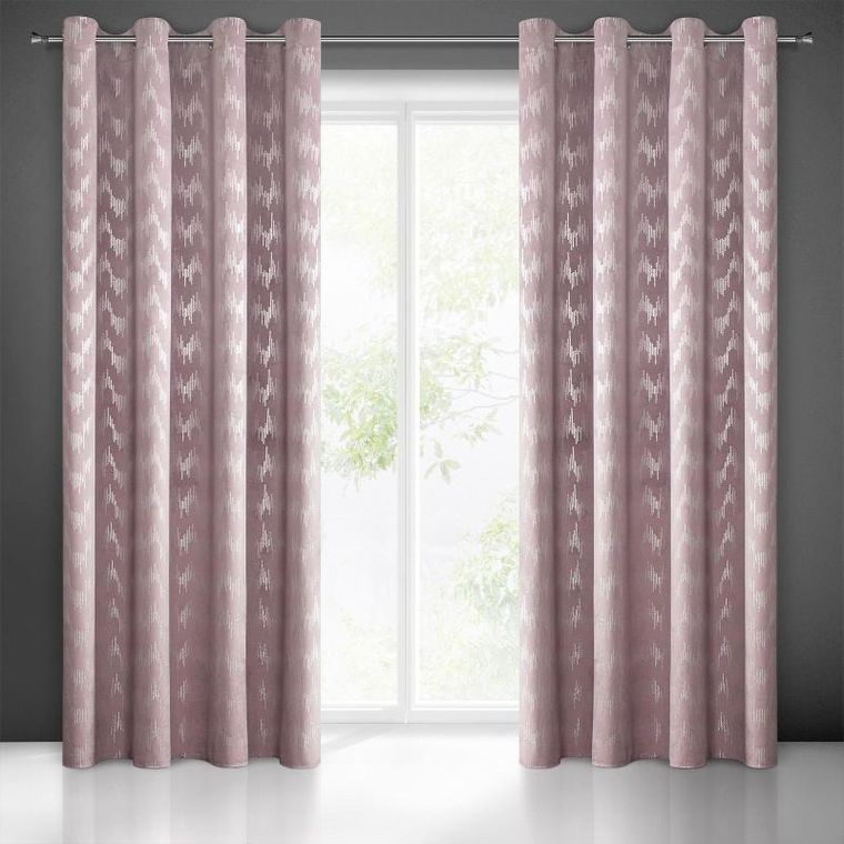 Eurofirany, zasłona zaciemniająca gotowa, Chill, 140-250 cm, pudrowy