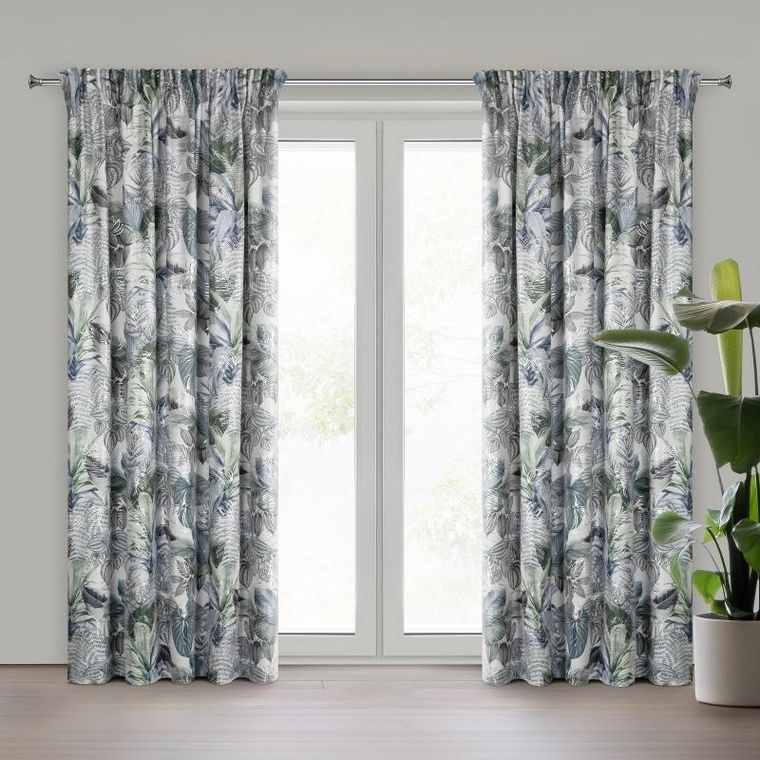 Eurofirany, zasłona zaciemniająca gotowa, Davos 2, na taśmie, 140-270 cm