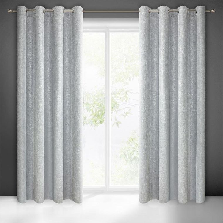 Eurofirany, zasłona zaciemniająca gotowa, Liv, 140-250 cm, szary