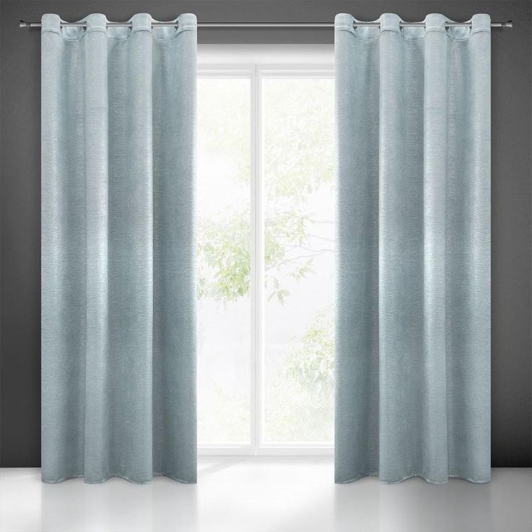 Eurofirany, zasłona zaciemniająca gotowa, Mabel, 140-250 cm, niebieski