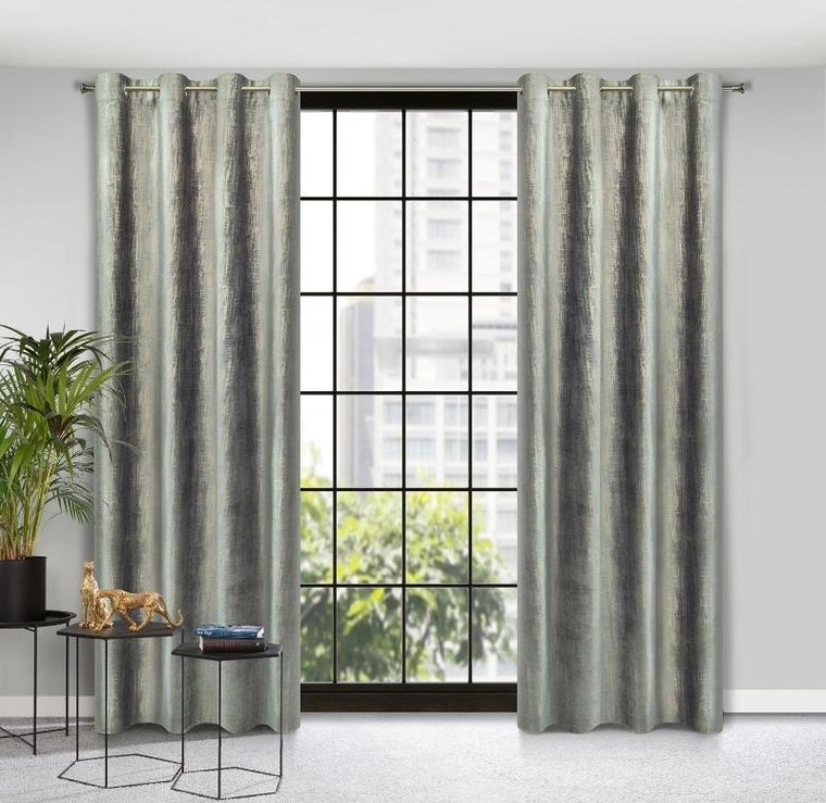 Eurofirany, zasłona zaciemniająca gotowa, Marsala, 140-250 cm, szary