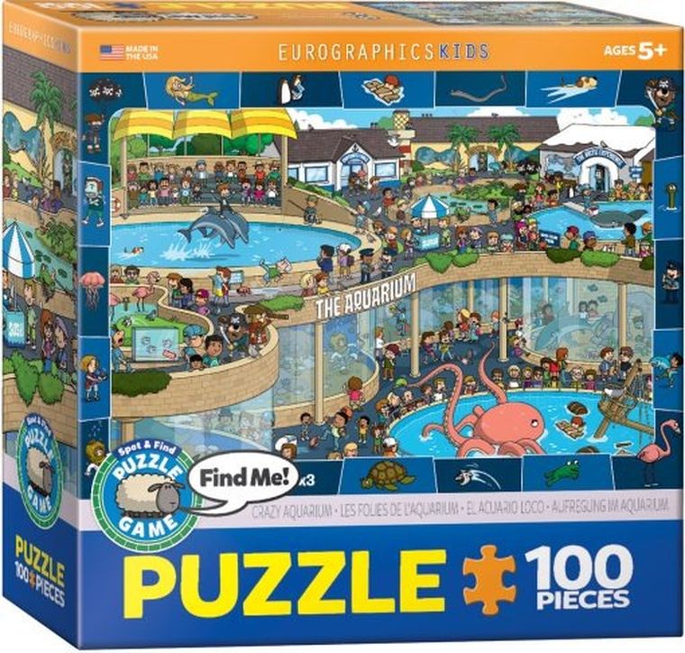 Eurographics, Aquarium, puzzle, 100 elementów
