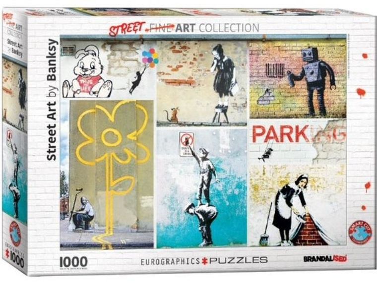 Eurographics, Banksy Street Art, puzzle, 1000 elementów