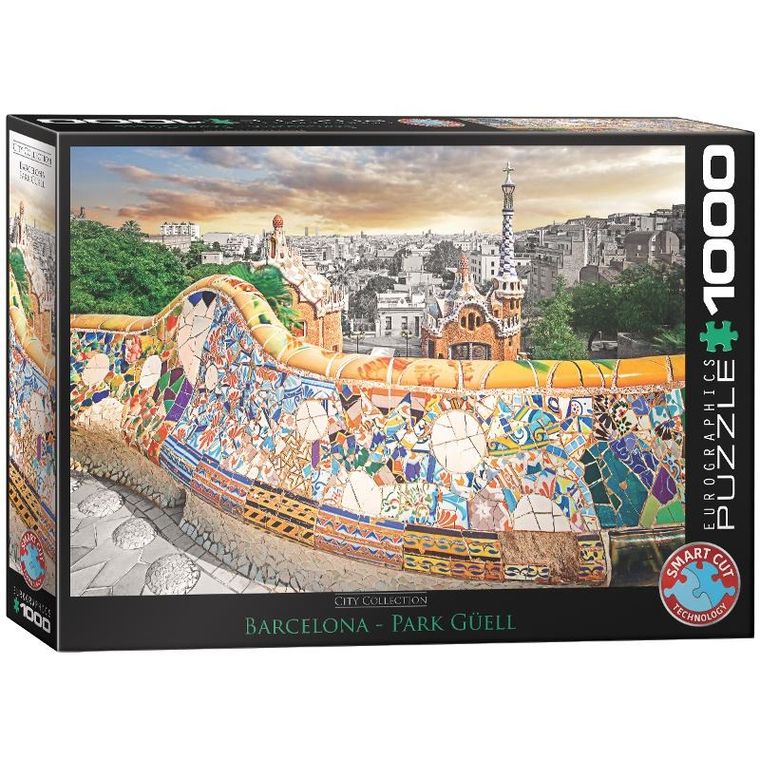 Eurographics, Barcelona, Park Güell, puzzle, 1000 elementów