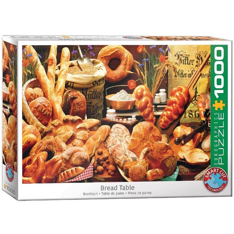 Eurographics, Bread Table, puzzle, 1000 elementów