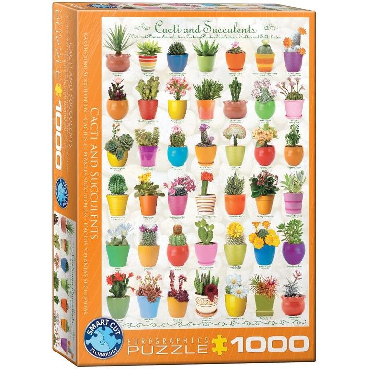 Eurographics, Cacti & Succulents, puzzle, 1000 elementów