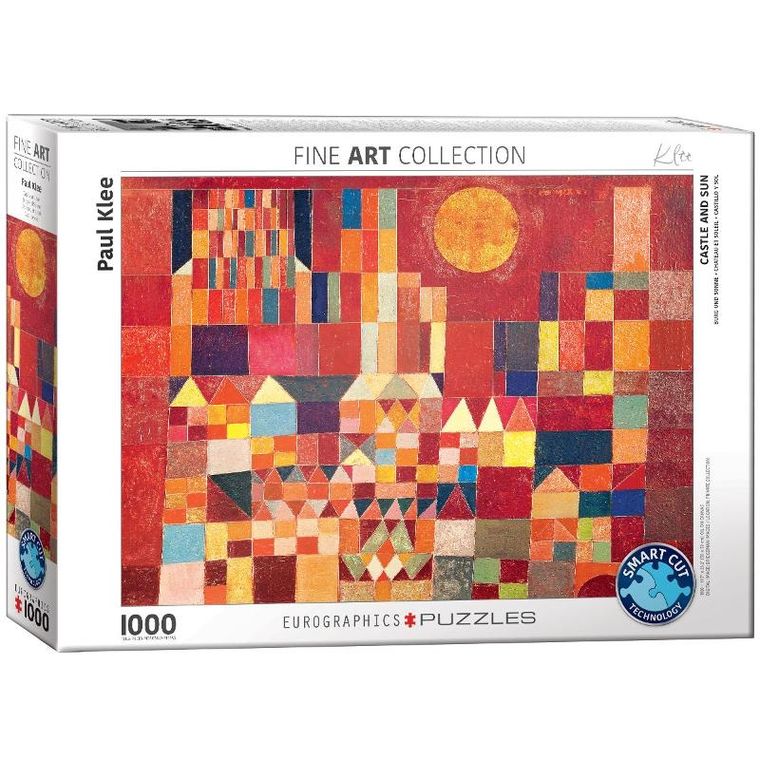 Eurographics, Castle and Sun by Paul Klee, puzzle, 1000 elementów
