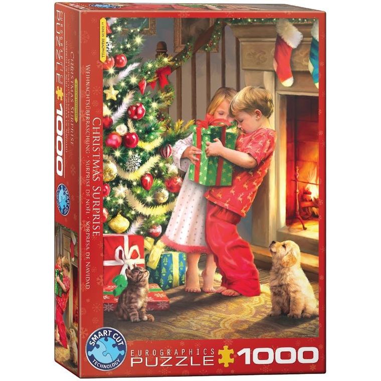 Eurographics, Chistmas Surprise by Simon Tread, puzzle, 1000 elementów