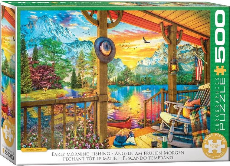 Eurographics, Early morning fishing, puzzle, 250 elementów