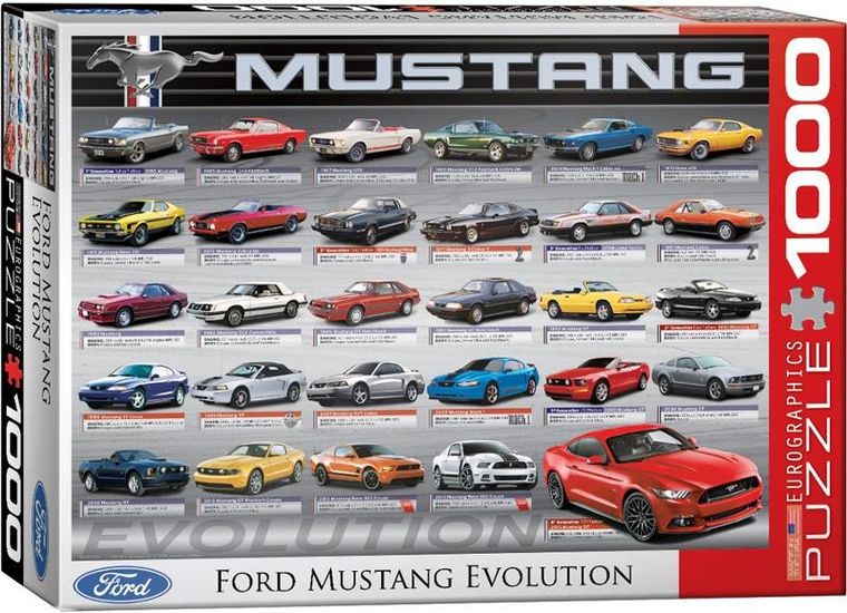 Eurographics, Ford Mustang Evolution, puzzle, 1000 elementów