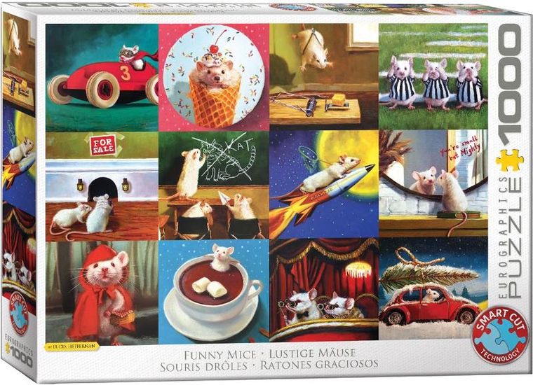 Eurographics, Funny Mice, puzzle, 1000 elementów