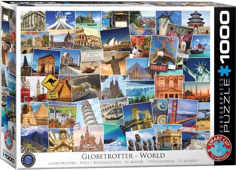 Eurographics, Globetrotter World, puzzle, 1000 elementów