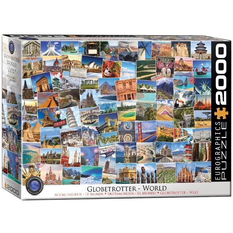 Eurographics, Globetrotter World, puzzle, 2000 elementów
