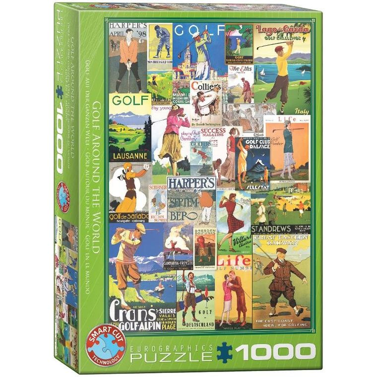 Eurographics, Golf Around the World, puzzle, 1000 elementów