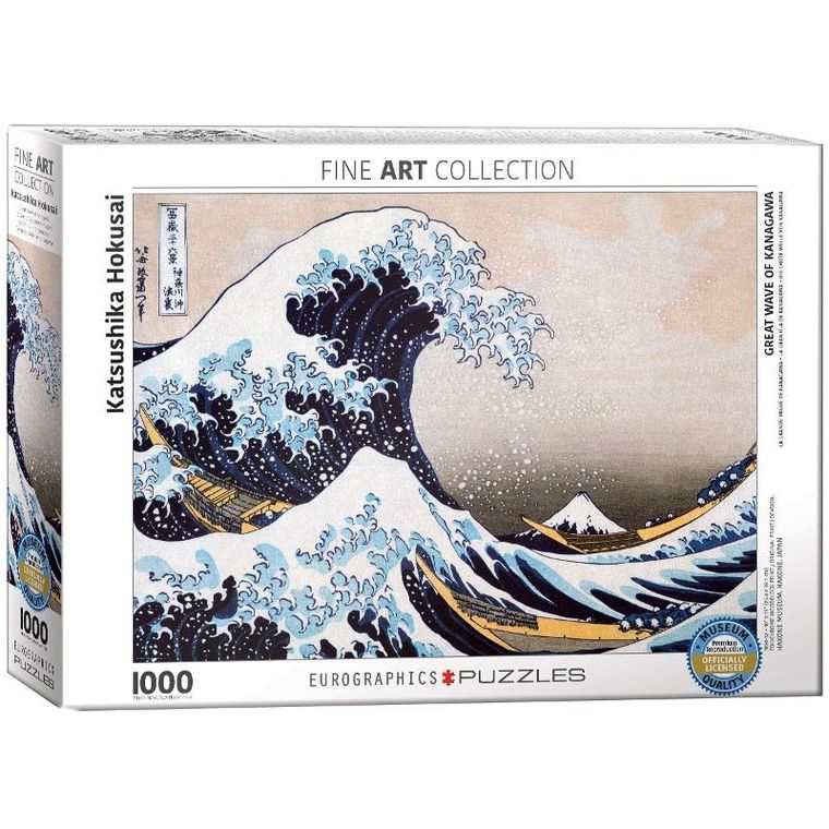 Eurographics, Great Wave of Kanagawa, puzzle, 1000 elementów