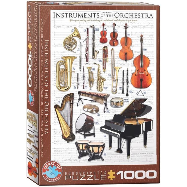 Eurographics, Instrumenty orkiestry, puzzle, 1000 elementów