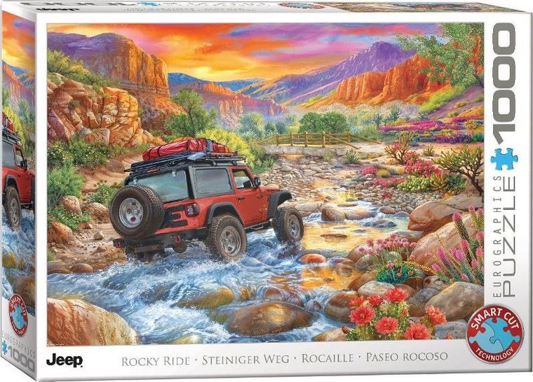 Eurographics, Jeep Rocky Ride by C.Bigelow, puzzle, 1000 elementów