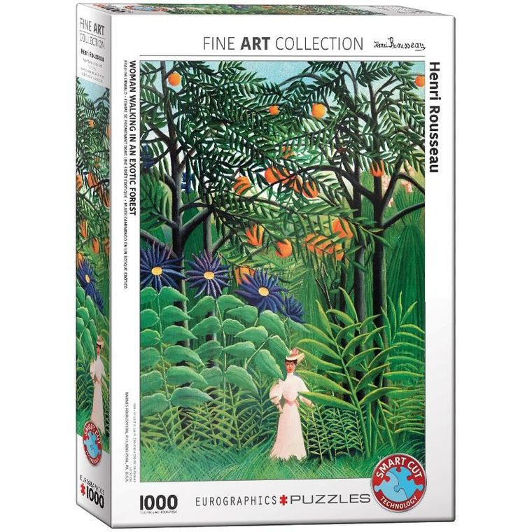 Eurographics, Kobieta w egzotycznym lesie, Henri Rousseau, puzzle, 1000 elementów