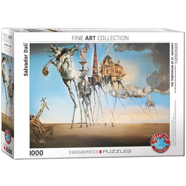 Eurographics, Kuszenie Św. Antoniego, Salvador Dali, puzzle, 1000 elementów