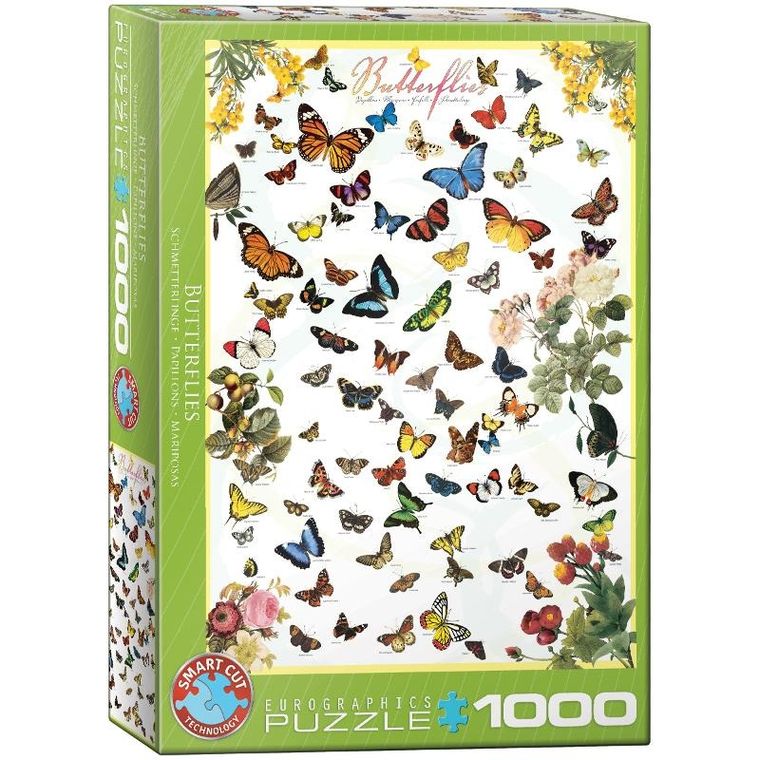 Eurographics, Motyle, puzzle, 1000 elementów