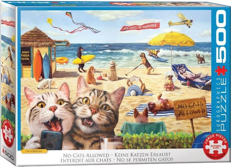 Eurographics, No cats allowed by Lucia Heffe, puzzle, 250 elementów